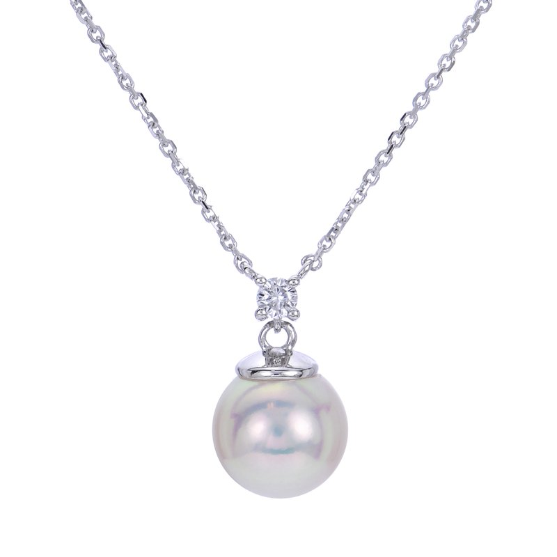 Pearl & Diamond Necklace