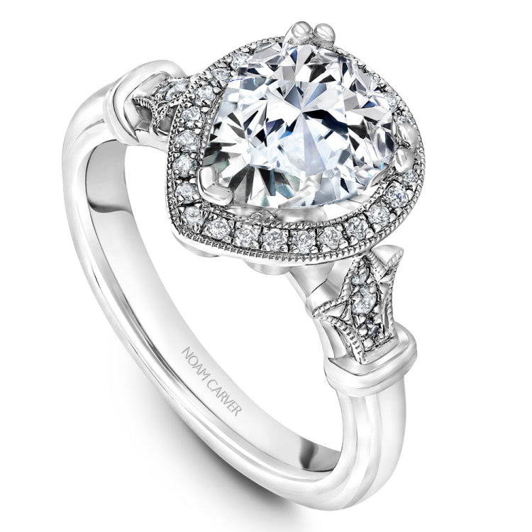 Floral Engagement Ring