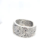 Sterling Silver and Yellow Gold Cuff Bracelet