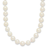 14k 6-7mm White Round Akoya Saltwater Cultured Pearl 16 inch Necklace