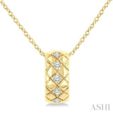 .10CTRDDM BOLD KITE SHAPE PD YG10K-G+CH*