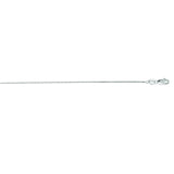 14K White Gold 0.6mm Classic Box 24 Chain with Lobster Lock