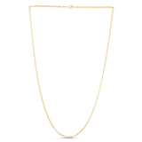 14K Yellow Gold 2.5mm Lite Rolo 24 Chain with Lobster Lock