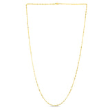 14K Yellow Gold 1.8mm Singapore 20 Chain with Lobster Lock