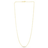 14K Yellow Gold 0.9mm Lumina 20 Chain with Lobster Lock