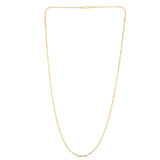 14K Gold 1.5mm Sparkle 16 Chain with Lobster Lock