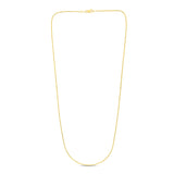 14K Yellow Gold 0.9mm Franco 16 Chain with Lobster Lock