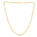14K Yellow Gold 16 3.8mm Figaro Chain with Lobster Lock