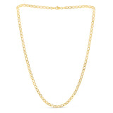 14K Yellow Gold 4.5mm Mariner 30 Chain with Lobster Lock
