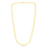 14K Yellow Gold 5.5mm Mariner 8 Chain Bracelet with Lobster Lock
