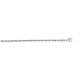 14K White Gold 3mm Diamond Cut Royal Rope 18 Chain with Lobster Lock
