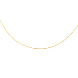 14K Yellow Gold 1mm Round 18 Omega with Screw Back Lock