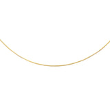 14K Yellow Gold 1.5mm Round Omega with Screw Back Lock