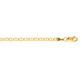 14K Yellow Gold 24 3.2mm Mariner Chain