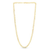 10K Yellow Gold 5.3mm Lite Comfort Curb 22 Chain with Lobster Lock