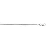 Sterling Silver 1.8mm Classic Box 18 Chain with Lobster Clasp