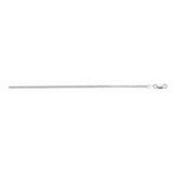 Sterling Silver 1.3mm Round Box 18 Chain with Lobster Clasp