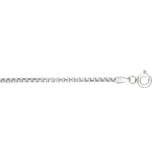 Sterling Silver 1.1mm Round Box 18 Chain with Lobster Clasp