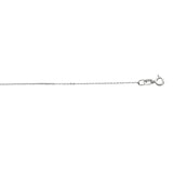 Sterling Silver 0.6mm Diamond Cut Cable 20 Chain with Lobster Clasp