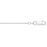 Sterling Silver 2.6mm Round Cable 24 Chain with Lobster Clasp