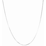 Sterling Silver 1.1mm Octogonal Snake 24 Chain with Lobster Clasp