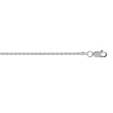 Sterling Silver 1.4mm Rope 24 Chain with Lobster Clasp