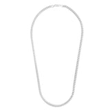 Sterling Silver 5.6mm Miami Cuban 8.5 Chain Bracelet with Box Lock