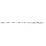 Sterling Silver 3mm Figaro 20 Chain with Lobster Clasp