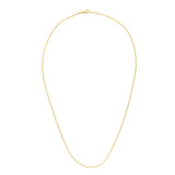 14K Yellow Gold 1.5mm Paperclip 24 Chain with Lobster Lock