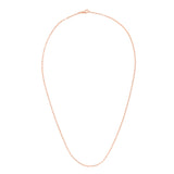 14K Rose Gold 1.5mm Paperclip 18 Chain with Lobster Lock
