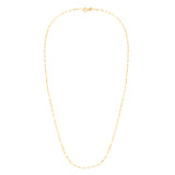 14K Yellow Gold 1.4mm Mirror Rolo 16 Chain with Lobster Lock