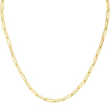 10K Yellow Gold 4.2mm Polished 18 Paperclip Necklace