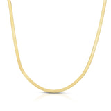 10K Yellow Gold 2.8mm Polished 18 Herringbone Chain