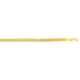 14K Yellow Gold 22 2.6mm Miami Cuban Chain with Lobster Clasp