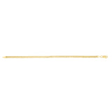 14K Yellow Gold 3.5mm Bismark 18 Chain Necklace with Lobster Clasp