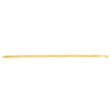 14K Yellow Gold 4.7mm Bismark 16 Chain Necklace with Lobster Clasp