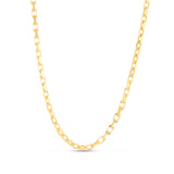 14K Yellow Gold 20 2.5mm French Cable Chain Necklace with Lobster Clasp
