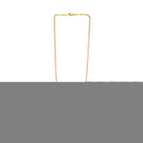 14K Yellow Gold 20 2.11mm Round Lumina Chain Necklace with Lobster Clasp