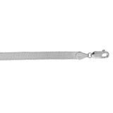14K White Gold 16 4.6mm Imperial Herringbone Chain with Lobster Clasp
