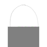 Silver 24 with Rhodium Finish 3.15mm Diamond Cut/Textured Rolo Chain with Lobster Clasp