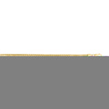 Silver (14k Yellow Gold Plated) 20 3.8mm Diamond Cut Lite Round Franco Chain Necklace with Lobster Clasp.