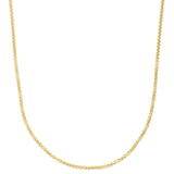 10K Yellow Gold 2.5mm 18 Solid Round Box Chain with Lobster Clasp