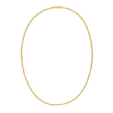 Silver with Gold Plating 24 2.8mm French Cable Chain with Lobster Clasp