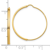 14k Wire Hoop Earrings