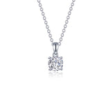 1 CTW 4-Prong Solitaire Necklace