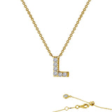 Letter L Pendant Necklace