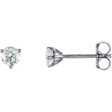 14K White Gold 1/3 CTW Natural Diamond Stud Earrings