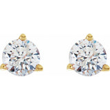 14K Yellow Gold 1/2 CTW Natural Diamond Stud Earrings