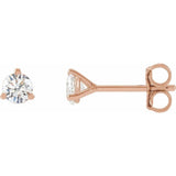 14K Rose Gold 1/3 CTW Lab-Grown Diamond Stud Earrings