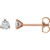 14K Rose Gold 1/2 CTW Lab-Grown Diamond Stud Earrings